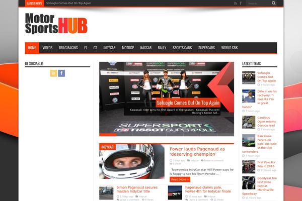 Jarida theme site design template sample