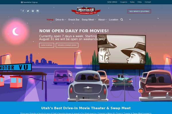 Framework theme site design template sample