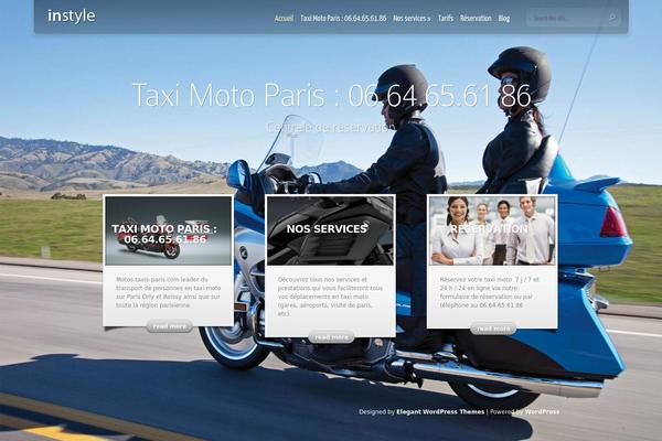 InStyle theme site design template sample