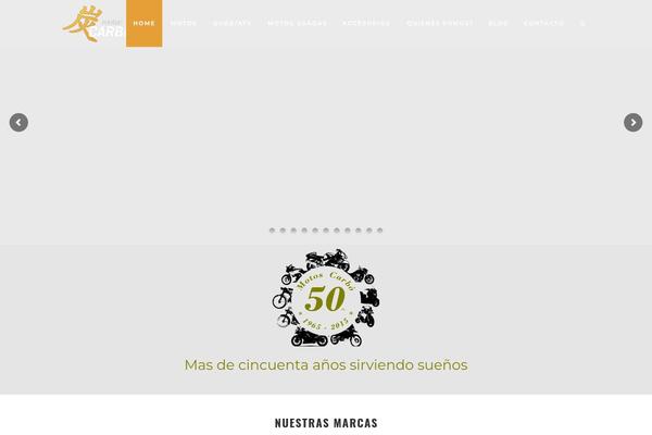 Motoblog theme site design template sample