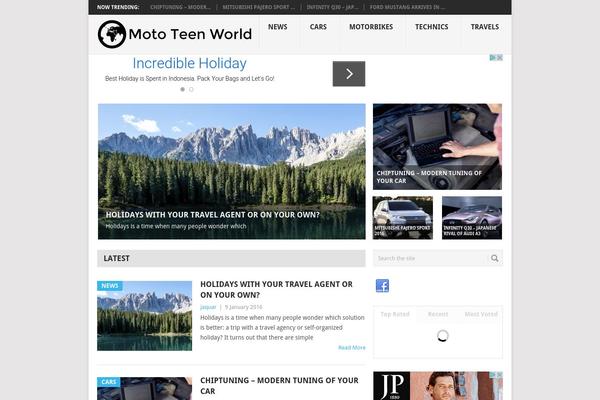 Site using AccessPress Social Share plugin