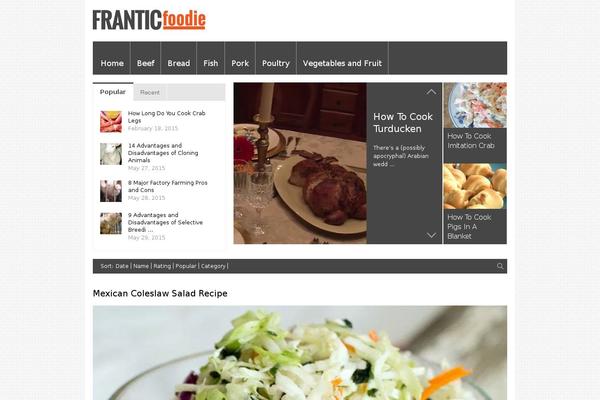 FlyingNews theme site design template sample