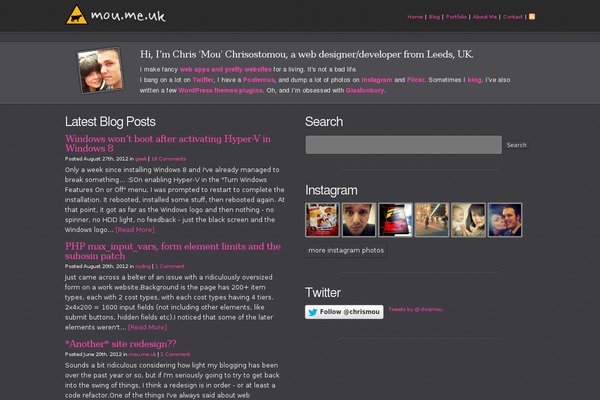 Site using Easy Instagram plugin