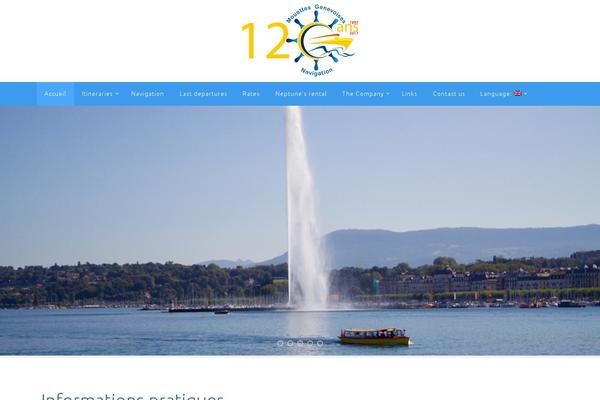 Nirvana theme site design template sample