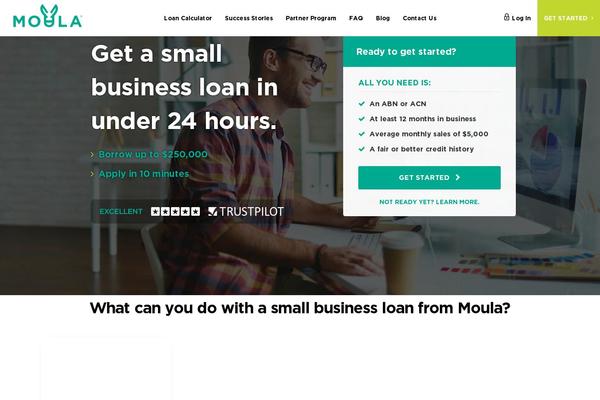 moula.com.au site used Moula-total