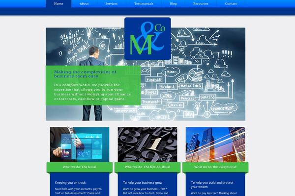 BlankSlate theme site design template sample