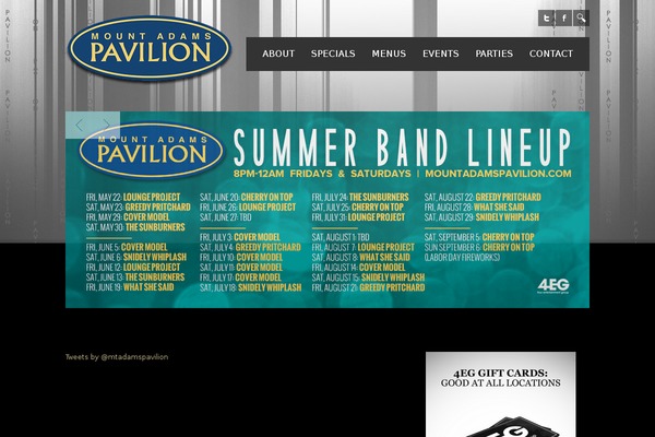 mountadamspavilion.com site used Duotive 5ive