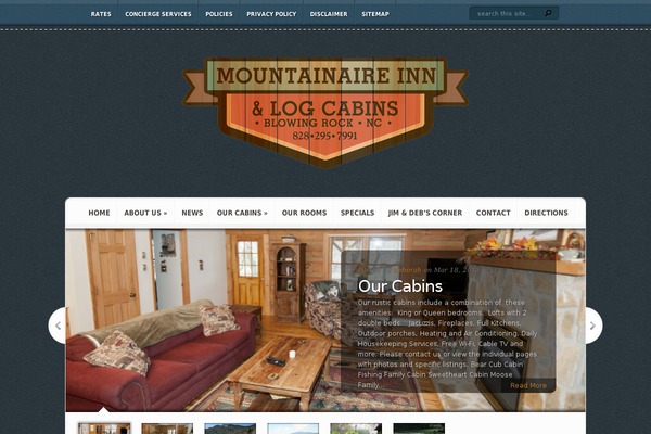 Aggregate theme site design template sample