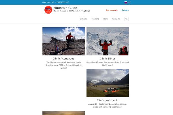 Mg theme site design template sample