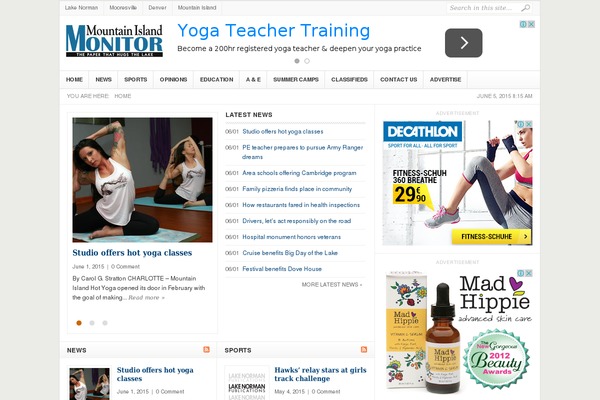 mountainislandweekly.com site used Weekly_1.0.3