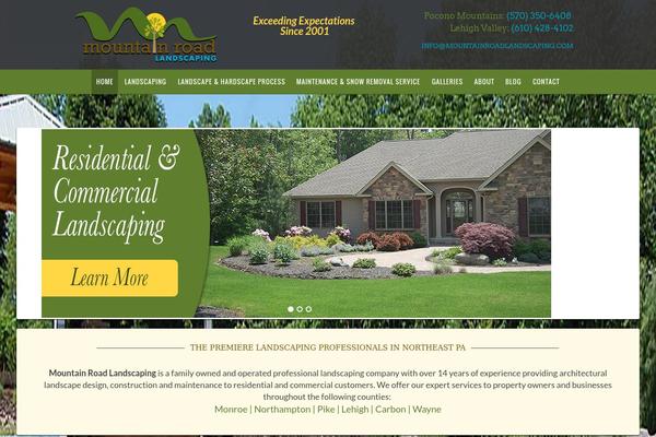 Winfield theme site design template sample