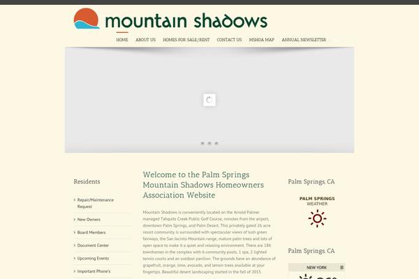 Site using Weather Underground plugin