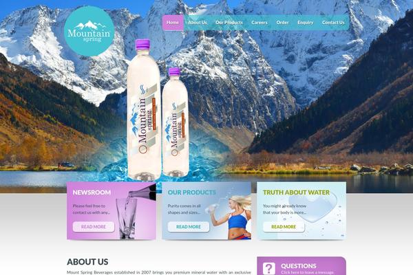 Ms theme site design template sample