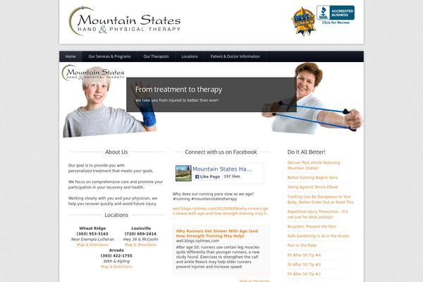 Everest theme site design template sample