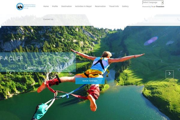 Mountain theme site design template sample