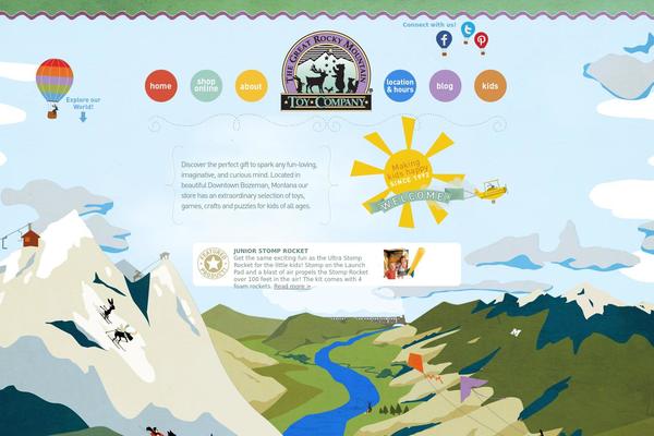 BlankSlate theme site design template sample