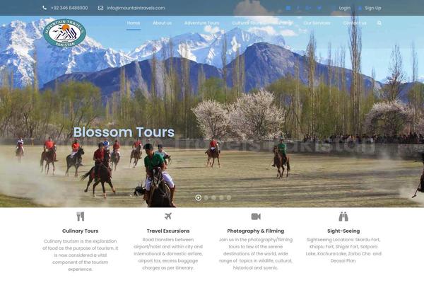 TravelTour theme site design template sample