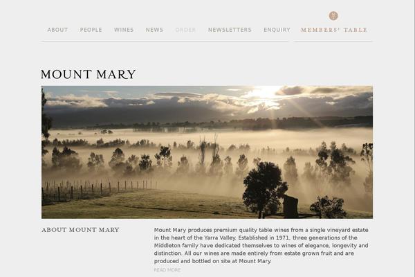mountmary.com.au site used Mountmary-2.2.4