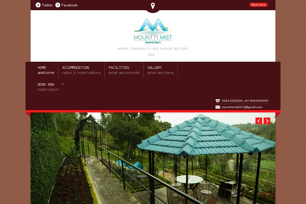 Nice Hotel theme site design template sample