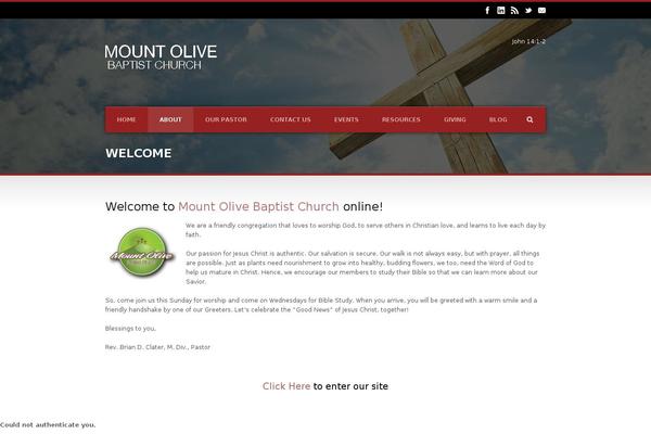 mountolivebcsandiego.org site used Real Church v1.04