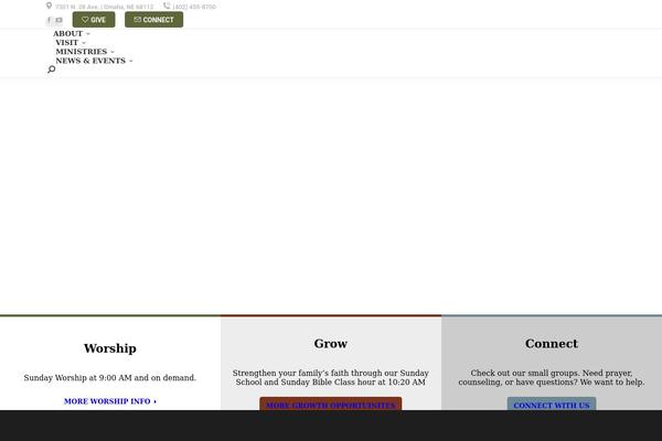 mountoliveomaha.com site used The7-child