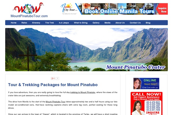 mountpinatubotour.com site used Hazen