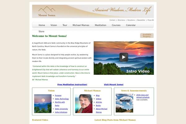 Soma theme site design template sample