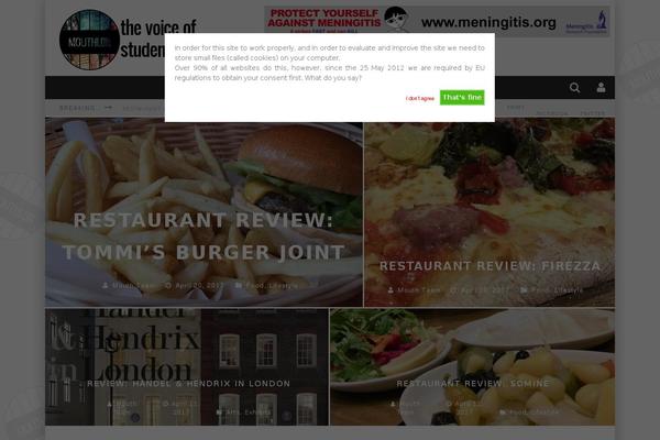 mouthlondon.com site used Valenti Child