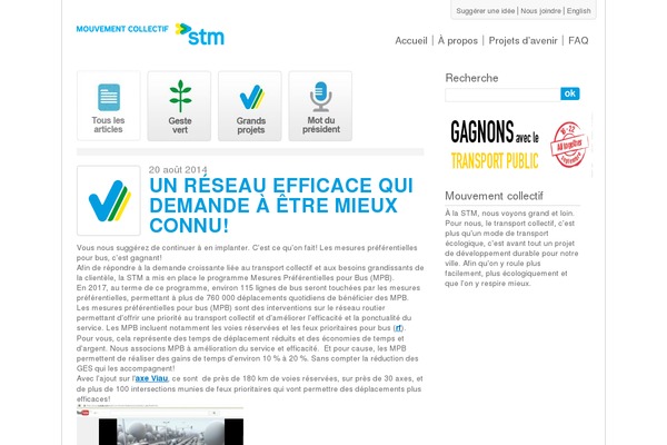 Stm theme site design template sample