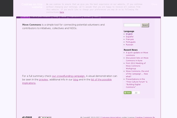 Site using (a) Slideshow plugin