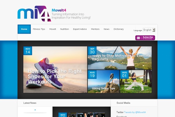 Nexus theme site design template sample