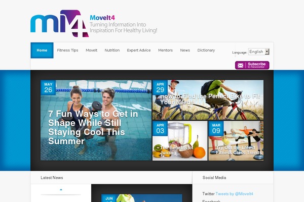 Nexus theme site design template sample