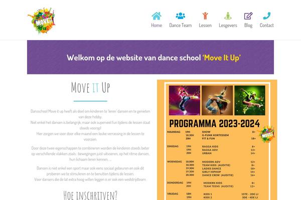 moveitup.be site used Wp-kindergarten