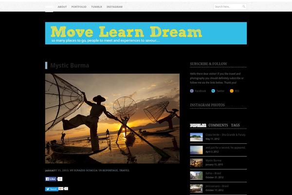 Marisa theme site design template sample
