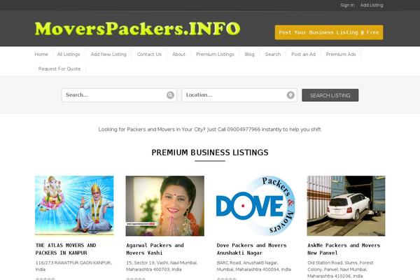 Geocrafttheme-v2 theme site design template sample