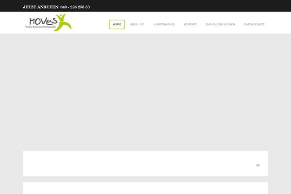 Fitness theme site design template sample