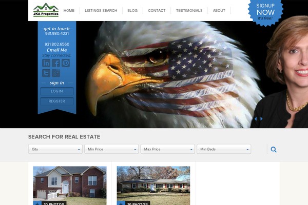 Fremont theme site design template sample