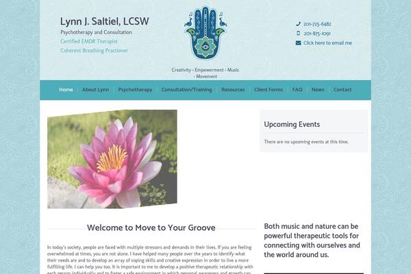 Groove theme site design template sample