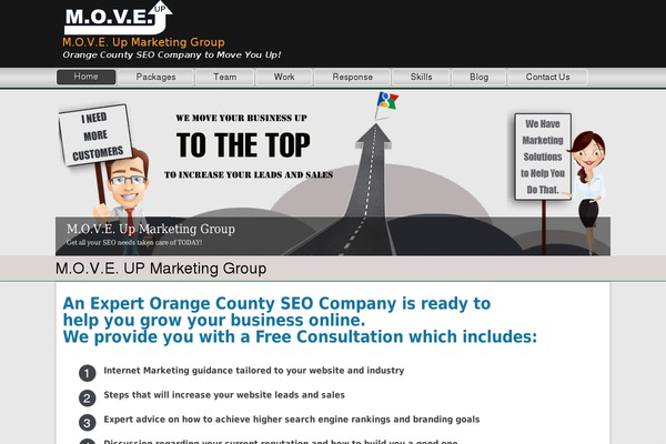 moveupmarketinggroup.com site used Moveupsite