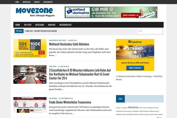 movezone.com site used MH Newsdesk