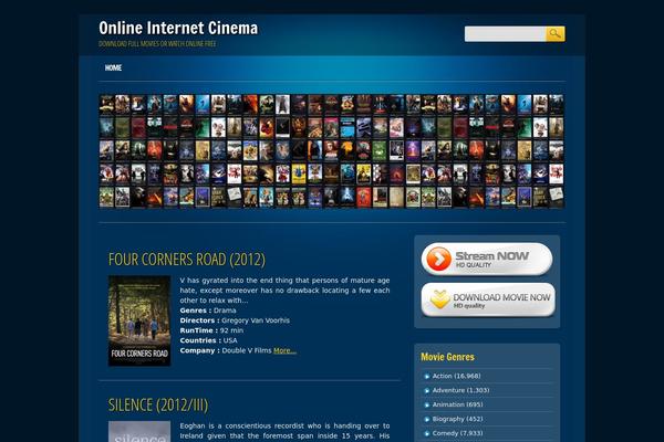 Online Marketer theme site design template sample