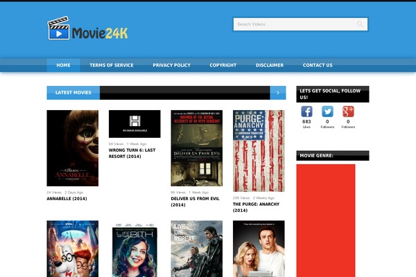 deTube theme site design template sample