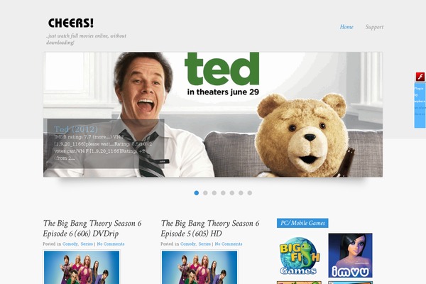 moviecheers.com site used Calenotismagazine