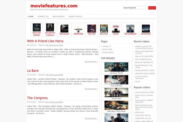 ADSimple theme site design template sample