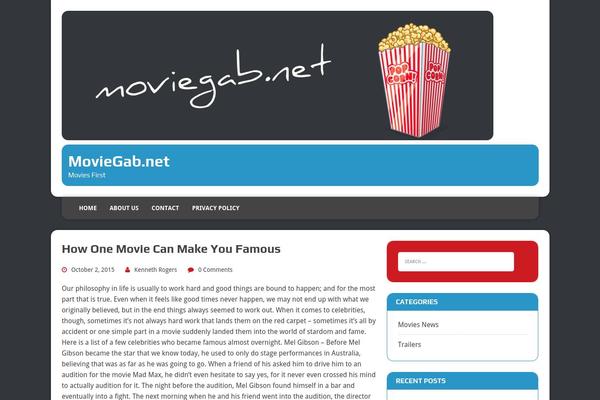 Adelle theme site design template sample
