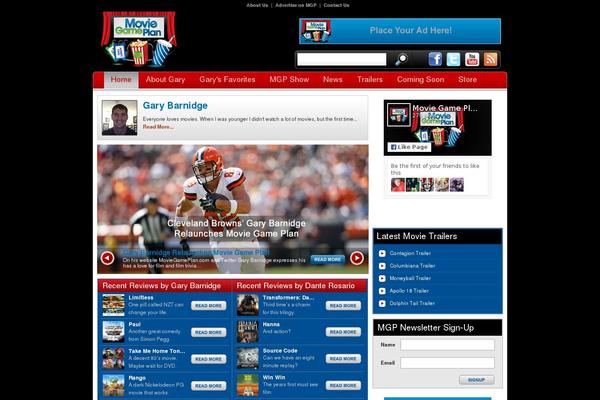 Site using Latest Apple Movie Trailers plugin