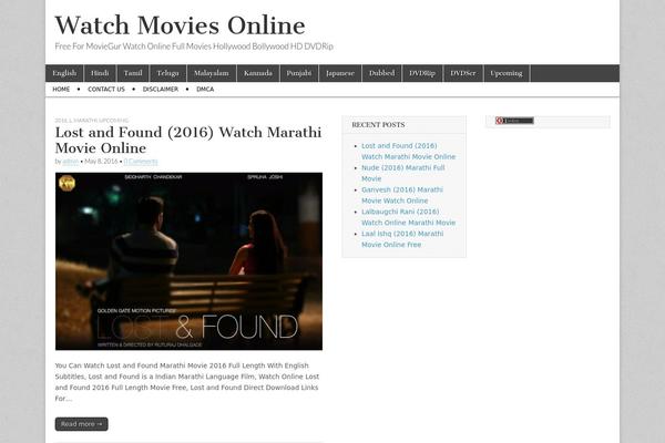 moviegur.com site used Simply Jigoshop