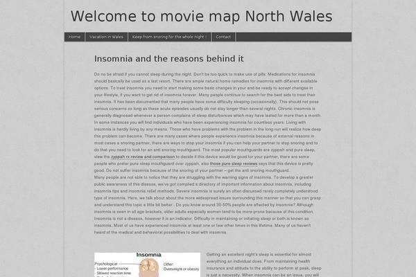 Magazine Basic theme site design template sample