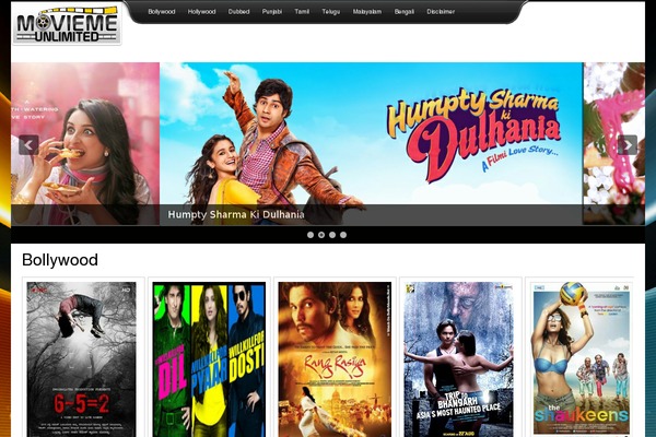 Cinemax theme websites examples