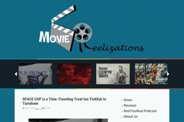 aReview theme site design template sample